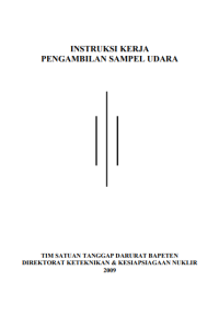 Instruksi Kerja Pengambilan Sampel Udara