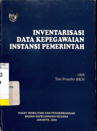 Inventarisasi Data Kepegawaian Instansi Pemerintah