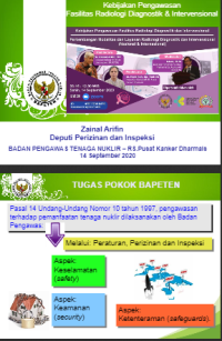 Kebijakan Pengawasan Fasilitas Radiologi Diagnostik & Intervensional