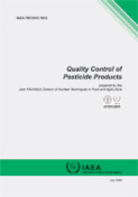 IAEA - TECDOC Series No. 1612 : Quality Control of Pesticide Products