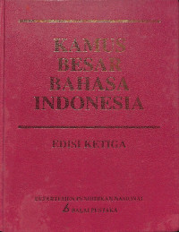 Kamus Besar Bahasa Indonesia, Edisi Ketiga (2002)