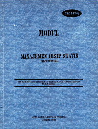 Manajemen Arsip Statis (Edisi Pertama)