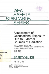 Assessment of Occupational Exposure Due to External Sources of Radiation, Safety Guide