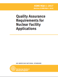 Quality assurance Requirements for Nuclear Facility Applications